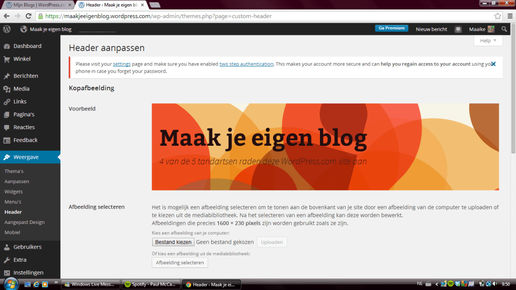 Maak je eigen blog 8