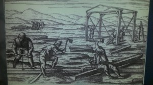 Het bouwen van het behouden huis op Nova Zembla