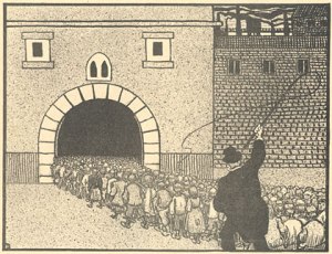 spotprent kinderarbeid